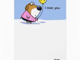 I Miss You Birthday Cards I Miss You Greeting Card Zazzle