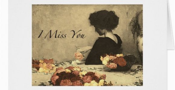 I Miss You Birthday Cards I Miss You Greeting Card Zazzle