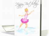 Ice Skating Birthday Card Young Ice Skater Birthday Card 617511