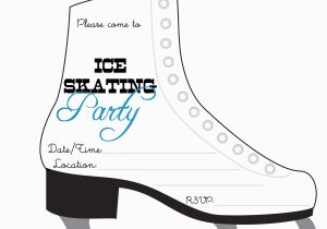 Ice Skating Birthday Party Invitations Free Printable Bnute Productions Free Printable Ice Skating Party Invitation