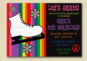 Ice Skating Birthday Party Invitations Free Printable Ice Skate Ice Skating Birthday Party Invitation