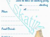 Ice Skating Birthday Party Invitations Free Printable Ice Skating Birthday Invitations Ideas Bagvania Free