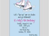 Ice Skating Birthday Party Invitations Free Printable Printable Ice Skate Birthday Invitations