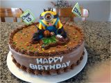 Icing Decorations for Birthday Cakes Minion Sports Birthday Cake 12 Inch Chocolate Cake with