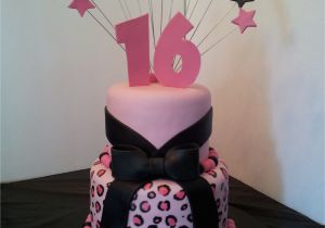 Ideas for 16 Year Old Birthday Girl Cheetah Cake I Made for A Special 16 Year Old My Cake