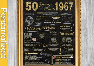 Ideas for 50th Birthday Gifts for Him 50th Birthday Gift for Women 50th Birthday Chalkboard 50th