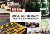 Ideas for 50th Birthday Present for Male 20 Fun 50th Birthday Party Ideas for Men Shelterness