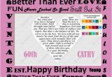 Ideas for 60th Birthday Gift for Man 60th Birthday Gift 60th Birthday Poem Heart Print 8 X 10