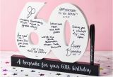 Ideas for 60th Birthday Gifts for Him 60th Birthday Signature Number Find Me A Gift