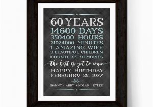 Ideas for 60th Birthday Present for Male 60th Birthday Gifts for Men Him Husband Adult Birthday