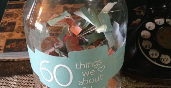 Ideas for 60th Birthday Present for Man 60 Things We Love About You 60th Birthday Gift Ideas for