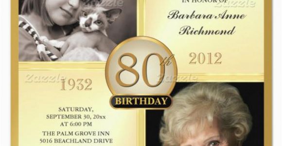 Ideas for 80th Birthday Invitations 15 Sample 80th Birthday Invitations Templates Ideas