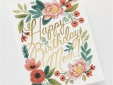 Ideas for Mom S Birthday Card Happy Birthday Mom Single Folded Card Matching Envelope
