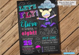 Ifly Birthday Invitations Skydiving Invitation Parachuting Invitation Skydiver