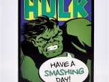 Incredible Hulk Birthday Card Blank Birthday Card Incredible Hulk Card Factory