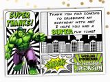 Incredible Hulk Birthday Card Incredible Hulk Thank You Card the Hulk by