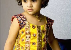 Indian Baby Girl Birthday Dresses Indian Cute Girl Baby First Birthday Jewellery and Dress