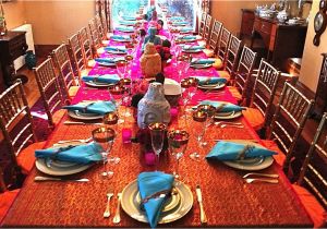 Indian Birthday Party Decorations Indian Dinner Table Decoration Bollywood Party theme In