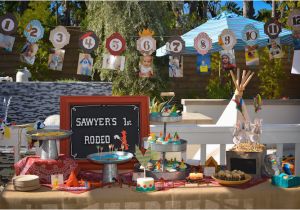 Indian Birthday Party Decorations Kara 39 S Party Ideas Cowboys Indians themed Birthday Party