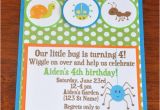 Insect Birthday Party Invitations Items Similar to Bug Invitations Insect Invites Bug Party