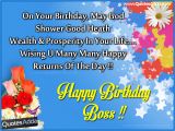 Inspirational Happy Birthday Quotes for Boss Happy Birthday Boss Quotes From Us Quotesgram