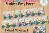 Instant Download Happy Birthday Banner Shimmer and Shine Happy Birthday Banner Instant Download