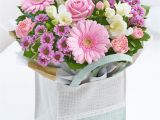 Interflora Birthday Flowers Pink Gift Bag Cooks the Florist