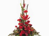 Interflora Birthday Flowers Traditionally Red Container Flowers Nz Interflora Nz