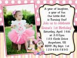 Invitation Card for 1 Year Old Birthday Girl Minnie Mouse Baby 1st First Birthday Invitation or Thank You