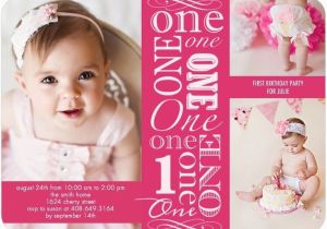 Invitation Card for 1 Year Old Birthday Girl One Year Old Birthday Party Invitations Ideas Free