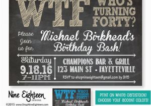 Invitation Cards for 40th Birthday Party Pin by Heather Crowley On 40th Birthday Ideas Pinterest