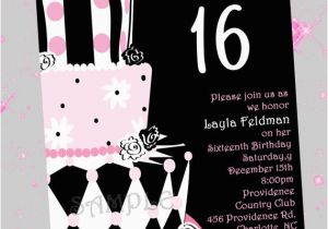 Invitation Cards for Sweet 16 Birthday Birthday Invites Sweet 16 Birthday Invitations Ideas