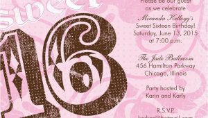 Invitation Cards for Sweet 16 Birthday Cute Sweet 16 Birthday Invitations New Invitations