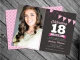 Invitation for 18th Birthday Party 18th Birthday Invitation