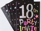 Invitation for 18th Birthday Party 18th Birthday Party Invitation Cards Pack Of 10 Only 1 49