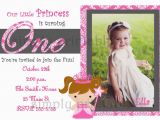 Invitation for 1st Birthday Of Baby Girl Baby Girl 1st Birthday Invitation Best Party Ideas