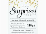 Invitation for A Surprise Birthday Party Confetti Surprise Party Invitation Zazzle Com