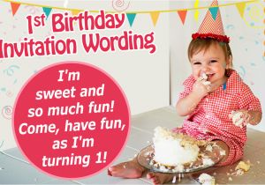 Invitation Message for First Birthday 16 Great Examples Of 1st Birthday Invitation Wordings