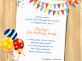 Invitation to A Birthday Party Message Birthday Party Invitation Message to Friends Awesome