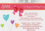 Invitation Verbiage for Birthday Party Surprise Birthday Party Invitation Wording Wordings and