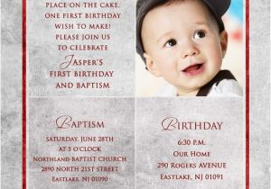 Invitation Wording for 1st Birthday and Baptism First Birthday Invitation Wordings for Baby Boy Yourweek