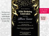 Invitation Wording for 60th Birthday Party 60th Birthday Invitation 60th Birthday Party Invitation 60th