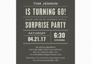 Invitation Wording for 60th Birthday Surprise Party Surprise 60th Birthday Invitations 13 Cm X 18 Cm