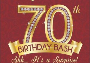 Invitation Wording for 70th Birthday Surprise Party 15 70th Birthday Invitations Design and theme Ideas