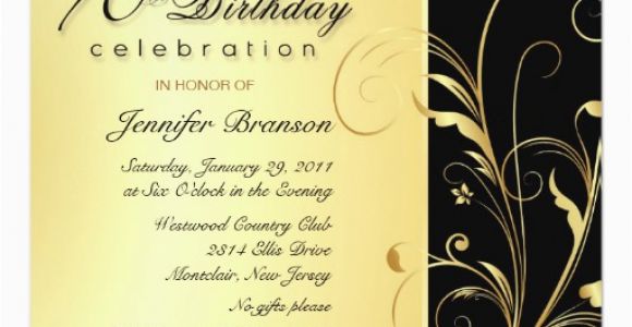 Invitation Wording for 70th Birthday Surprise Party 70th Birthday Surprise Party Invitations Zazzle