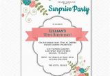 Invitation Wording for 70th Birthday Surprise Party Surprise Invitation 70th Birthday Party by Purplechicklet