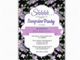 Invitation Wording for 70th Birthday Surprise Party Surprise Invitation Purple 70th Birthday Party by