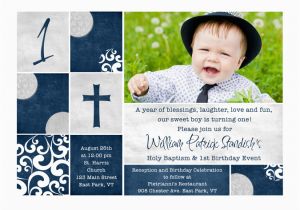 Invitation Wording for Baptism and Birthday Birthday and Baptism Invitations together Lijicinu