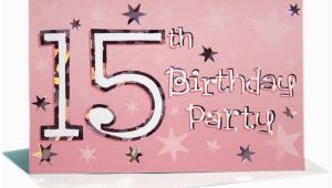 Invitations for 15 Birthday Party 15th Birthday Party Invitations A Birthday Cake