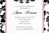 Invitations for 18th Birthday Party 18th Birthday Party Invitation Adult Birthday Invitations